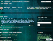 Tablet Screenshot of knessetjeremy.com